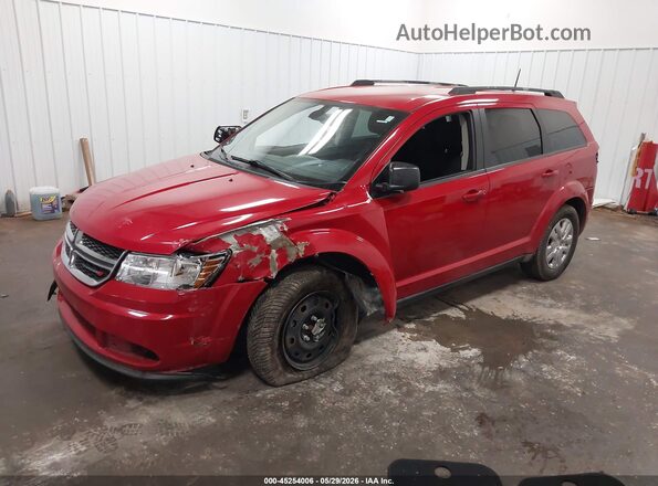 3C4PDCAB1KT746547 2019 DODGE JOURNEY Red Przód lewy