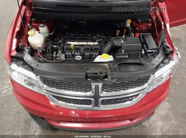 3C4PDCAB1KT746547 2019 DODGE JOURNEY Red Widok z tyłu