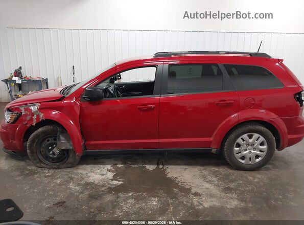 3C4PDCAB1KT746547 2019 DODGE JOURNEY Red Widok wnętrza z tyłu