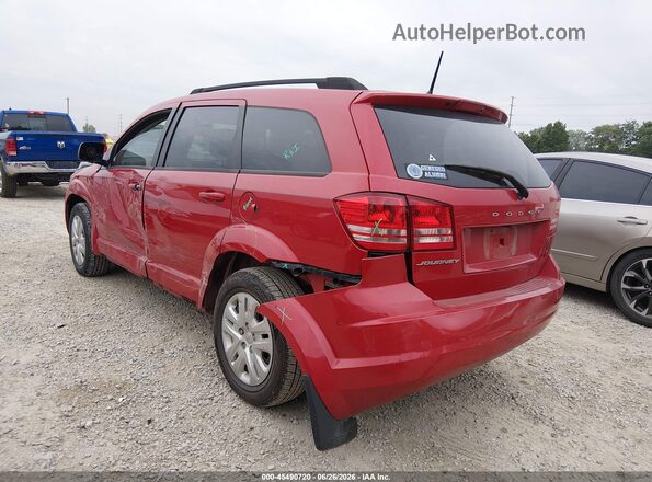 3C4PDCAB1KT810120 2019 DODGE JOURNEY Red Հետևի ձախ