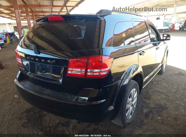 3C4PDCAB1KT869040 2019 DODGE JOURNEY Черный Задняя правая четверть