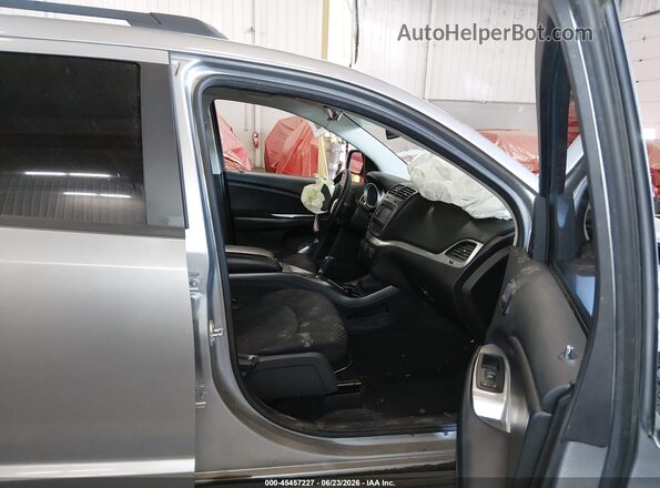 3C4PDCAB2HT527332 2017 DODGE JOURNEY Gray Вид салону спереду