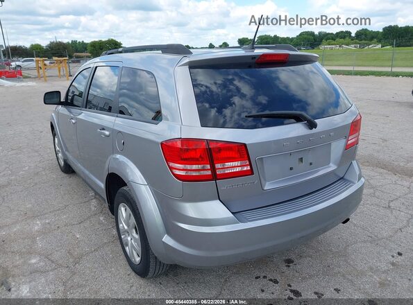 3C4PDCAB2JT275345 2018 DODGE JOURNEY Silver Задня ліва чверть