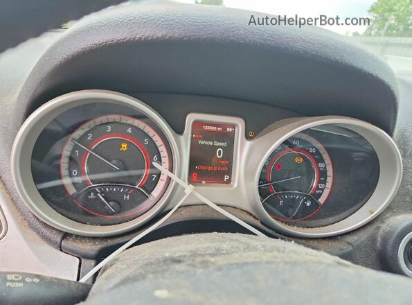 3C4PDCAB2JT383030 2018 DODGE JOURNEY Черный Вид щитка приборов