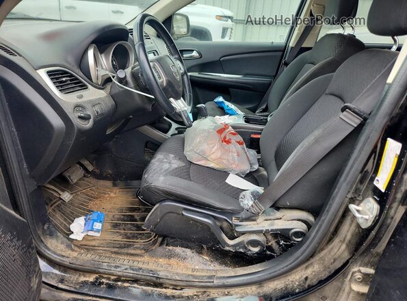 3C4PDCAB2JT383030 2018 DODGE JOURNEY Черный Вид салона спереди