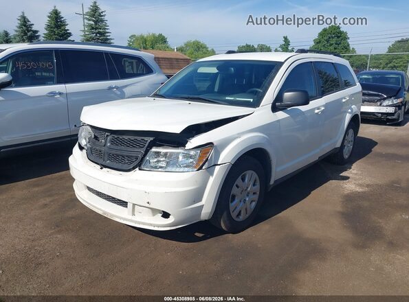 3C4PDCAB2LT250559 2020 DODGE JOURNEY White Առջևի ձախ երեք քառորդ տեսարան