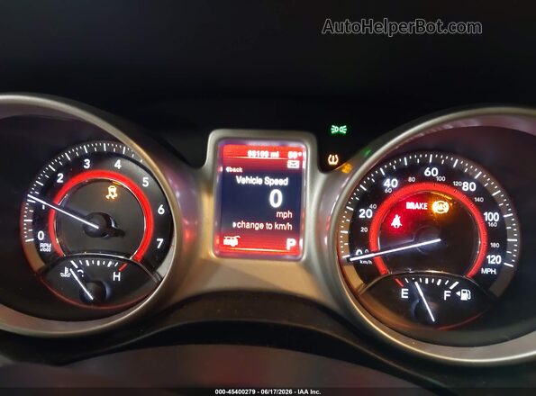 3C4PDCAB2LT272089 2020 DODGE JOURNEY Black Widok tylnych siedzeń