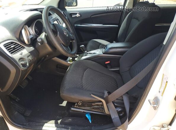 3C4PDCAB3JT266783 2018 DODGE JOURNEY White წინა სალონის ხედი