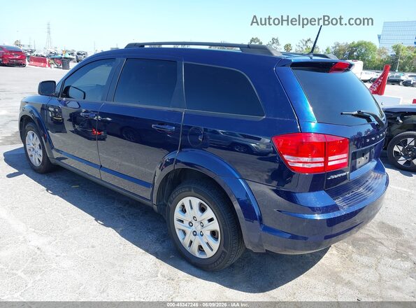 3C4PDCAB3JT474033 2018 DODGE JOURNEY Blue Trasero izquierdo
