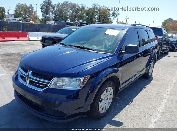 3C4PDCAB3JT474033 2018 DODGE JOURNEY Blue Vista tres cuartos delantera izquierda