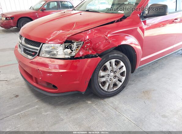 3C4PDCAB4GT110664 2016 DODGE JOURNEY Red Вид спереду