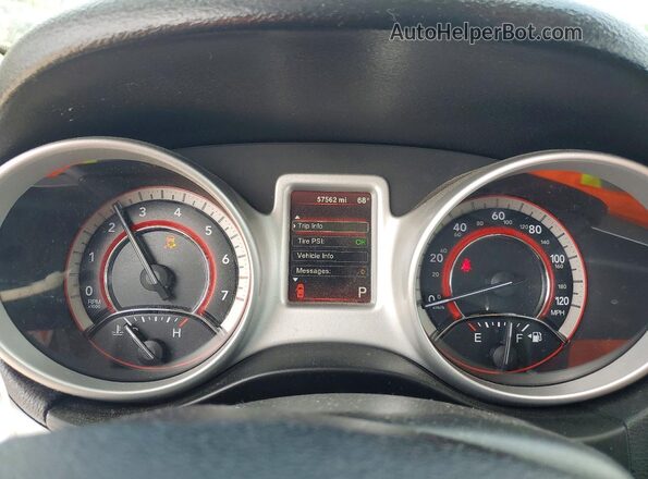 3C4PDCAB4GT151814 2016 DODGE JOURNEY Black Vista del cuadro de instrumentos