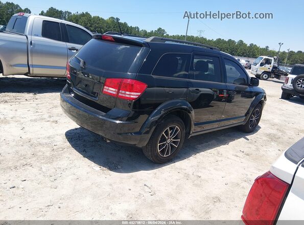 3C4PDCAB4JT235638 2018 DODGE JOURNEY Black Tył prawy