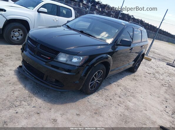 3C4PDCAB4JT235638 2018 DODGE JOURNEY Black Przód lewy