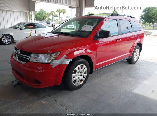 3C4PDCAB4JT302464 2018 DODGE JOURNEY Red Передня ліва чверть