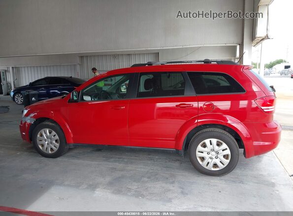 3C4PDCAB4JT302464 2018 DODGE JOURNEY Red Панорамний вид салону 360°