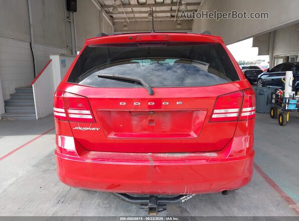 3C4PDCAB4JT302464 2018 DODGE JOURNEY Red 
