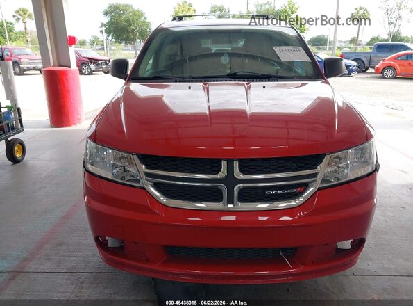 3C4PDCAB4JT302464 2018 DODGE JOURNEY Red Вид щитка приладів