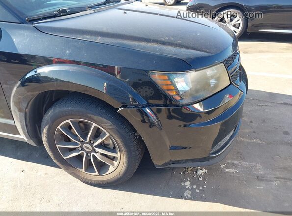 3C4PDCAB4JT375723 2018 DODGE JOURNEY Black Widok z przodu