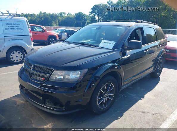 3C4PDCAB4JT375723 2018 DODGE JOURNEY Black Przód lewy
