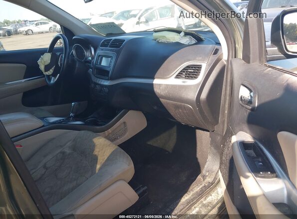 3C4PDCAB4JT383675 2018 DODGE JOURNEY Зеленый Вид салона спереди