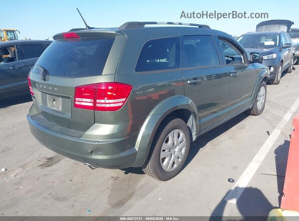 3C4PDCAB4JT383675 2018 DODGE JOURNEY Зеленый Задняя правая четверть