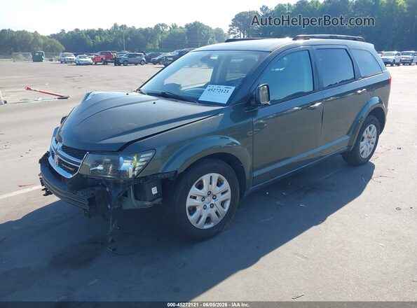 3C4PDCAB4JT383675 2018 DODGE JOURNEY Зеленый Передняя левая четверть