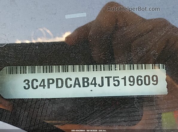 3C4PDCAB4JT519609 2018 DODGE JOURNEY Black Engine compartment view