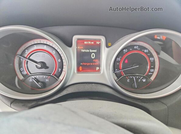3C4PDCAB4LT249459 2020 DODGE JOURNEY Gray Vista del cuadro de instrumentos
