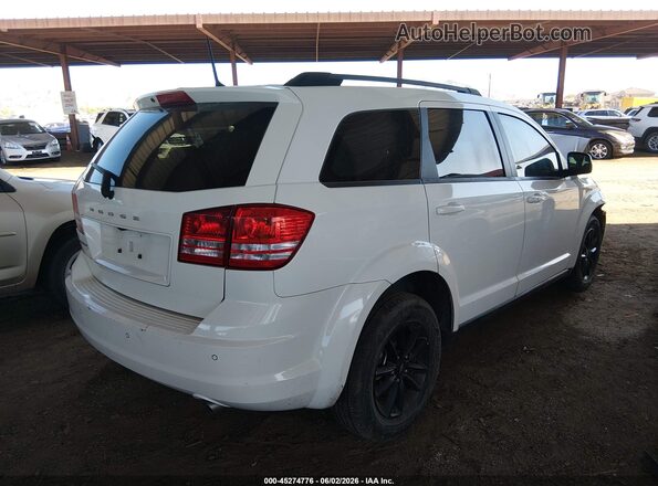 3C4PDCAB4LT274121 2020 DODGE JOURNEY Белый Задняя правая четверть