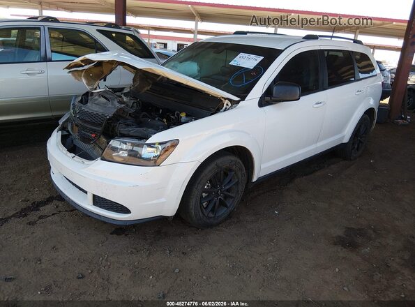 3C4PDCAB4LT274121 2020 DODGE JOURNEY Белый Передняя левая четверть