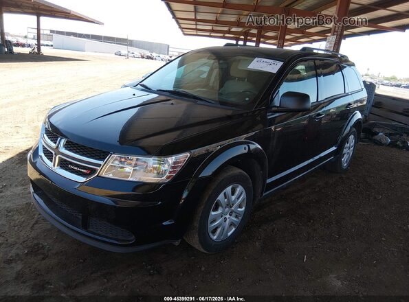 3C4PDCAB5HT601679 2017 DODGE JOURNEY Black Front left