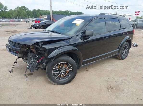 3C4PDCAB5HT682683 2017 DODGE JOURNEY Black Առջևի ձախ երեք քառորդ տեսարան