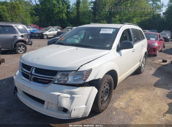 3C4PDCAB5JT183064 2018 DODGE JOURNEY White Передня ліва чверть