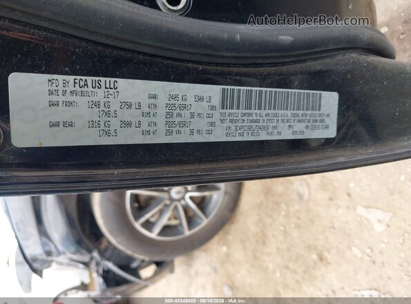 3C4PDCAB5JT242016 2018 DODGE JOURNEY Черный Вид подкапотного пространства