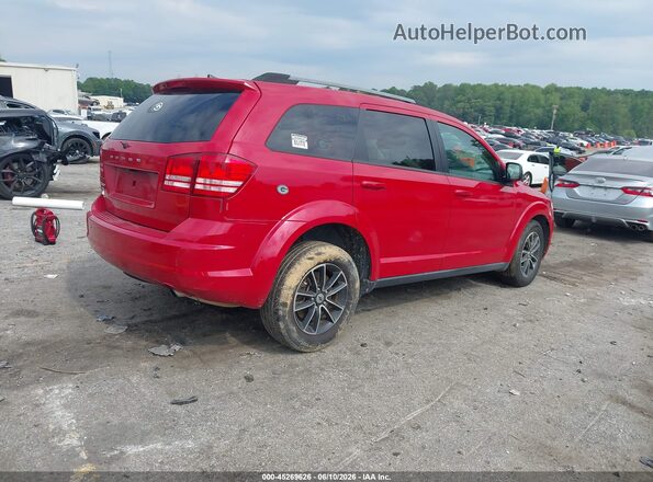 3C4PDCAB5JT429773 2018 DODGE JOURNEY Red Rear right