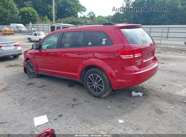 3C4PDCAB5JT429773 2018 DODGE JOURNEY Red Rear left