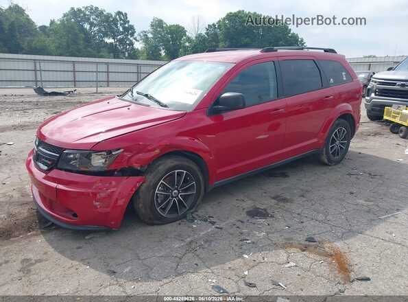 3C4PDCAB5JT429773 2018 DODGE JOURNEY Red Front left