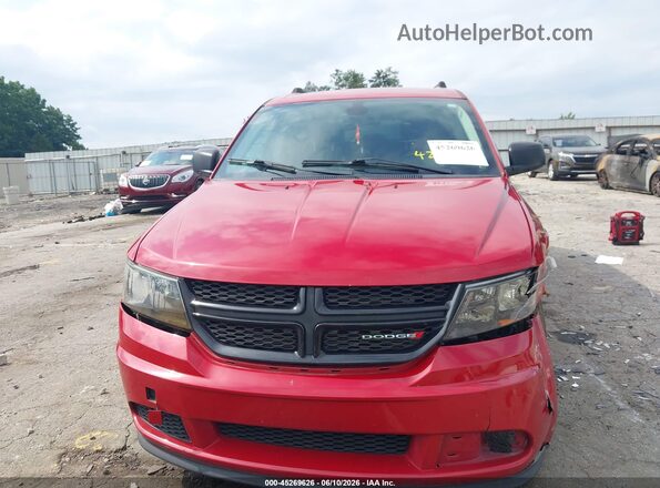 3C4PDCAB5JT429773 2018 DODGE JOURNEY Red Instrument cluster view