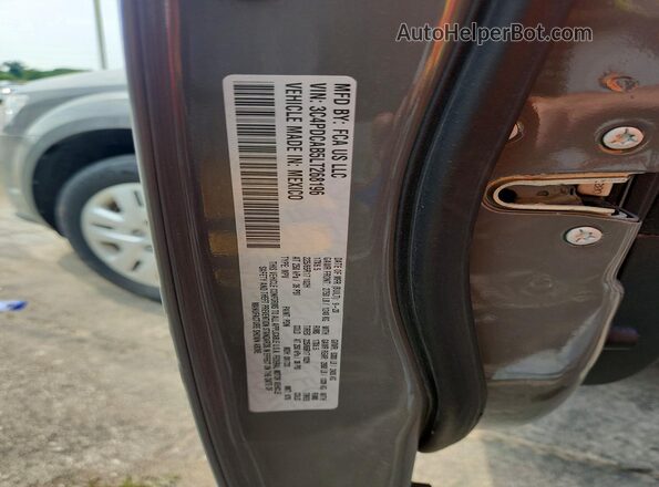 3C4PDCAB5LT268196 2020 DODGE JOURNEY Gray VIN კოდის სტიკერის ხედი