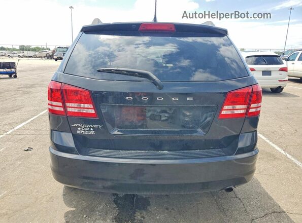 3C4PDCAB6GT250571 2016 DODGE JOURNEY Black უკანა ხედი