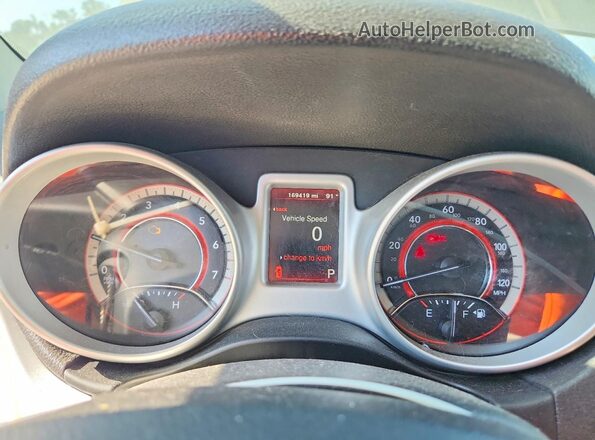 3C4PDCAB6HT604798 2017 DODGE JOURNEY Зеленый Вид щитка приборов
