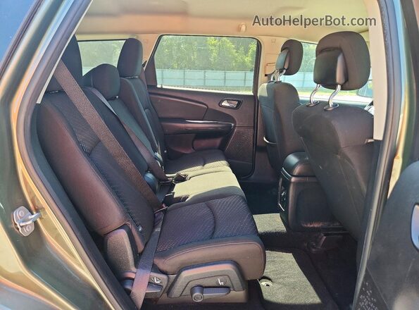 3C4PDCAB6HT604798 2017 DODGE JOURNEY Зеленый Вид задней части салона