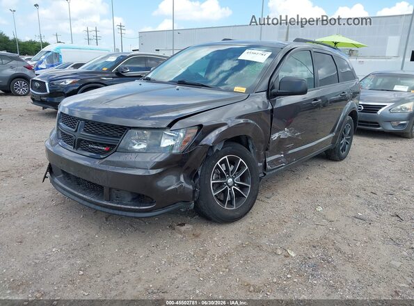 3C4PDCAB6HT637266 2017 DODGE JOURNEY Gray Առջևի ձախ երեք քառորդ տեսարան