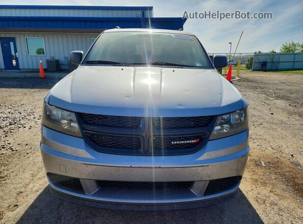 3C4PDCAB6JT236063 2018 DODGE JOURNEY Silver Front view