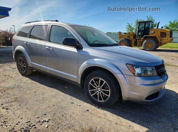 3C4PDCAB6JT236063 2018 DODGE JOURNEY Silver Front right