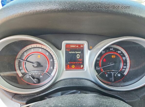 3C4PDCAB6JT236063 2018 DODGE JOURNEY Silver Instrument cluster view