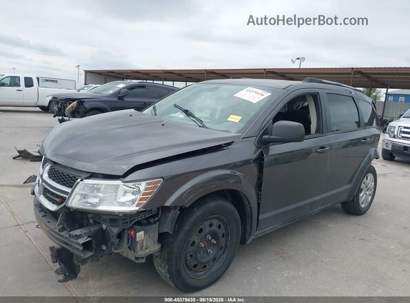 3C4PDCAB6JT382897 2018 DODGE JOURNEY Gray Przód lewy