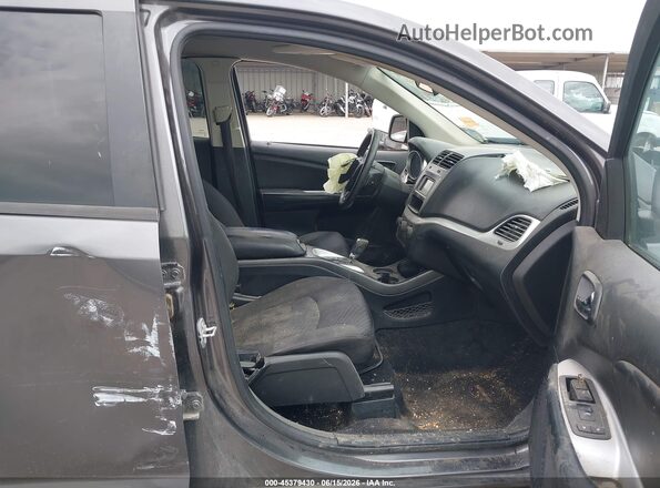 3C4PDCAB6JT382897 2018 DODGE JOURNEY Gray Widok wnętrza z przodu
