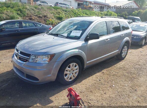 3C4PDCAB6JT490520 2018 DODGE JOURNEY Silver Vista tres cuartos delantera izquierda